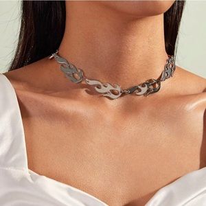 silver flame choker